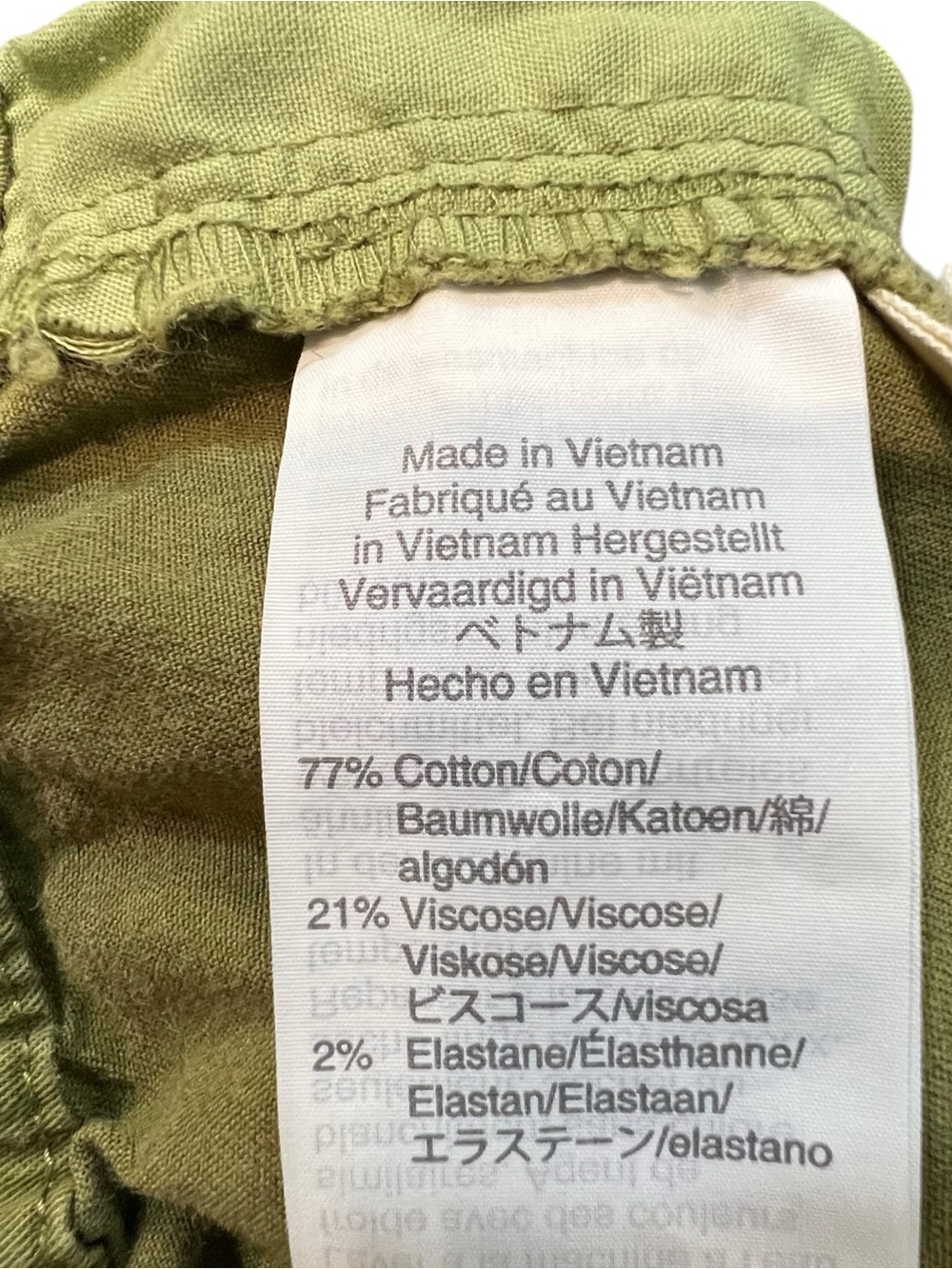 Madewell Paper Bag Tapered Pants Green 6 - Picture 8 of 12